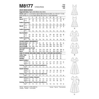 McCall’s Ashley Dress Sewing Pattern M8177 (16-24)