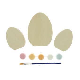 Paint Your Own Wooden Eggs 3 Pack