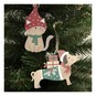 Hanging Wooden Cat Decoration 11cm image number 4