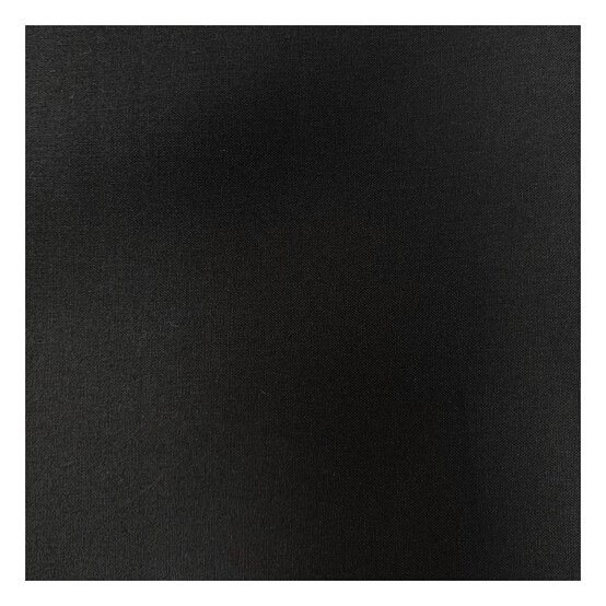 Black Cotton Homespun Fabric by the Metre image number 2
