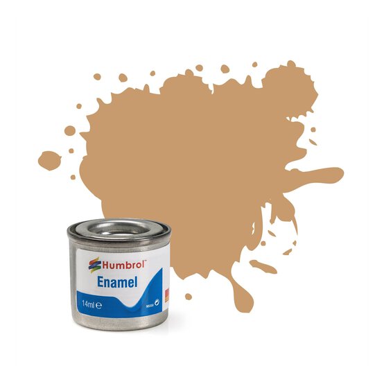 Humbrol 94 Brown Yellow Enamel Matt Paint 14ml  image number 1