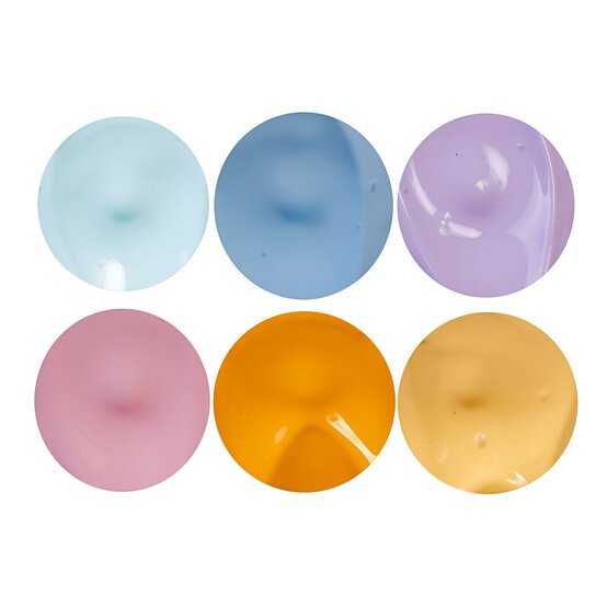 Pastel Acrylic Craft Paints 5ml 6 Pack image number 4