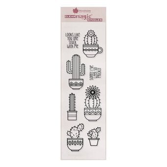 Succulents Clear Stamp Set 8 Pack