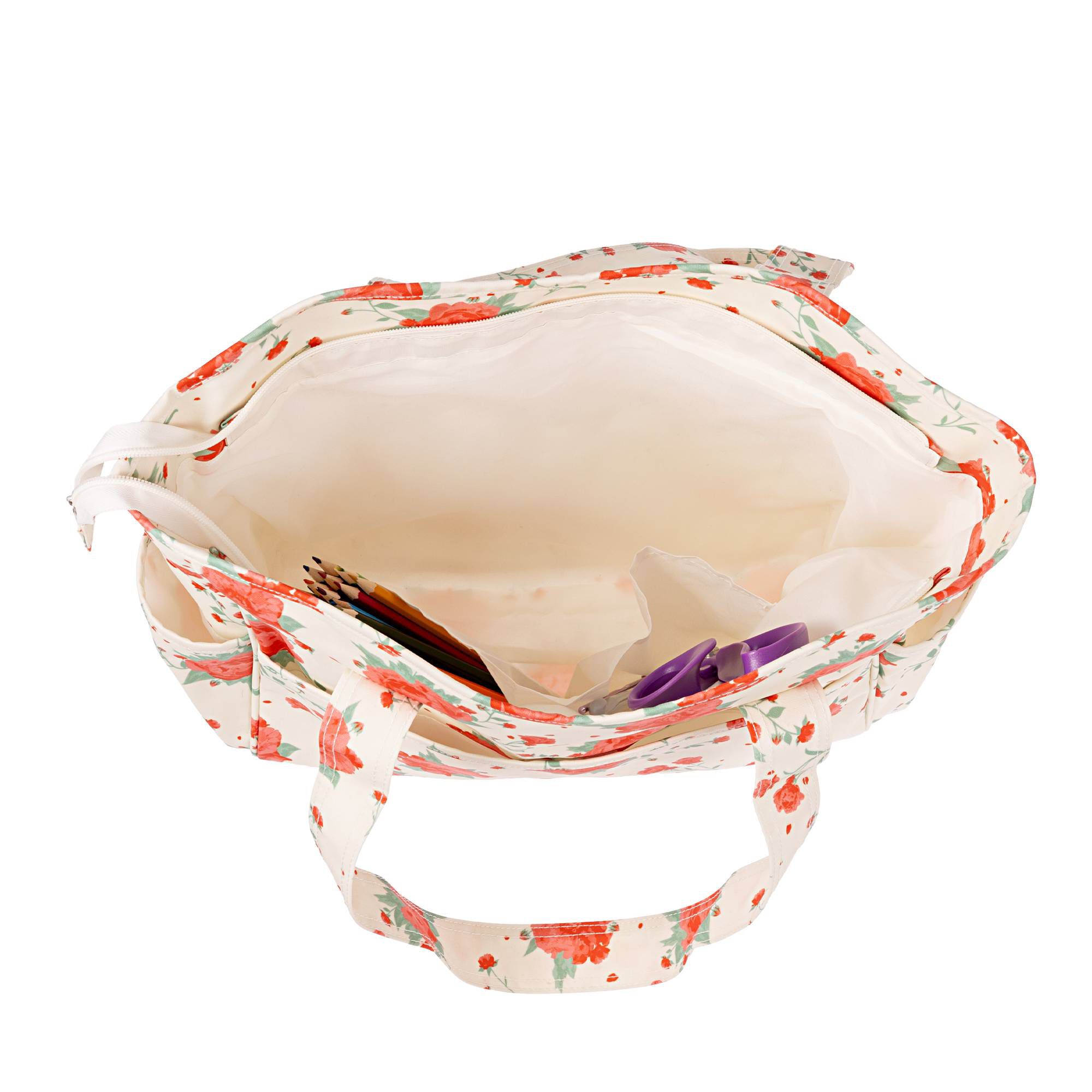 Vintage Floral Craft Bag Hobbycraft