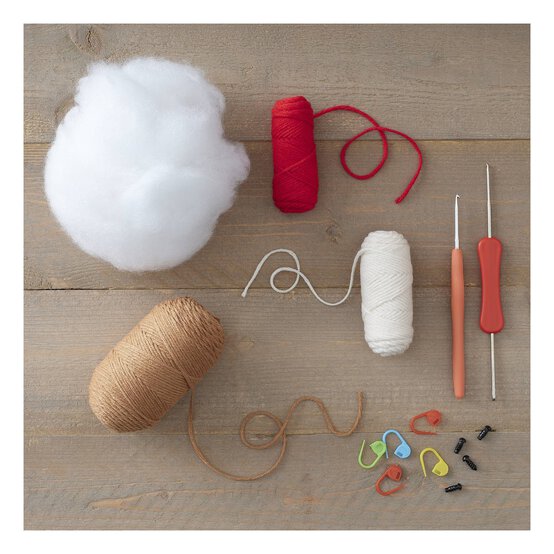 Make Your Own Crochet Reindeer Decoration Kit image number 2