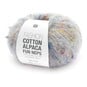 Rico Fashion Ecru Cotton Alpaca Fun Neps 50g image number 1