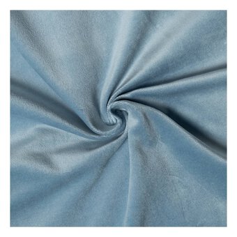 Sky Cotton Velvet Fabric by the Metre