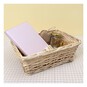 Hamper Basket and Natural Shred 30cm x 22cm x 11cm image number 2