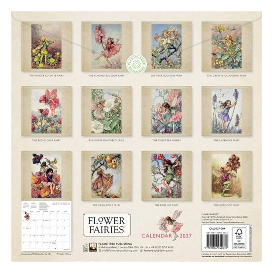 Flower Fairies Wall Calendar 2027 image number 4