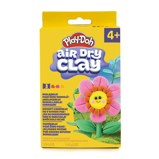 Play-Doh Air Dry Clay Flower Power Kit image number 1