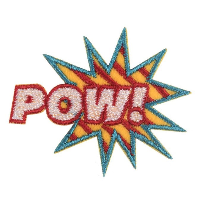 Trimits Pow Iron-On Patch image number 1