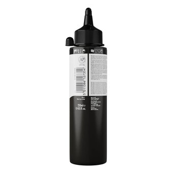 Daler-Rowney System3 Mars Black Fluid Acrylic 250ml (036)