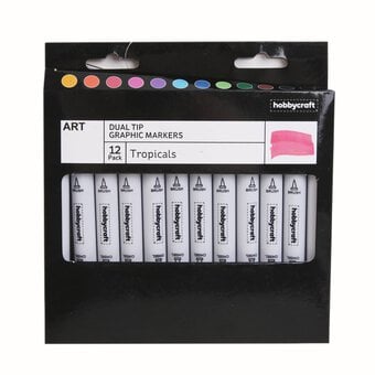 Tropical Dual Tip Graphic Markers 12 Pack image number 3