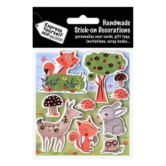 Express Yourself Forest Friends Card Toppers 10 Pieces