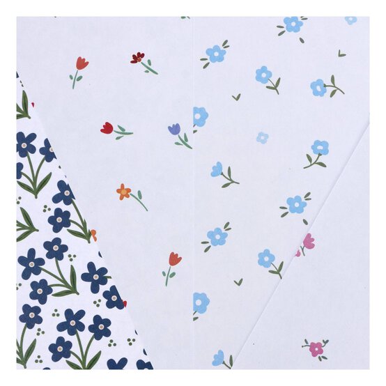Cottage Florals Paper Pad 6 x 6 Inches 24 Pack image number 3