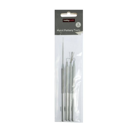 Metal Pottery Tools 4 Pack  image number 3