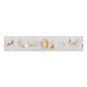 Gold Santa Sleigh Printed Organza Ribbon 34mm x 3m image number 2