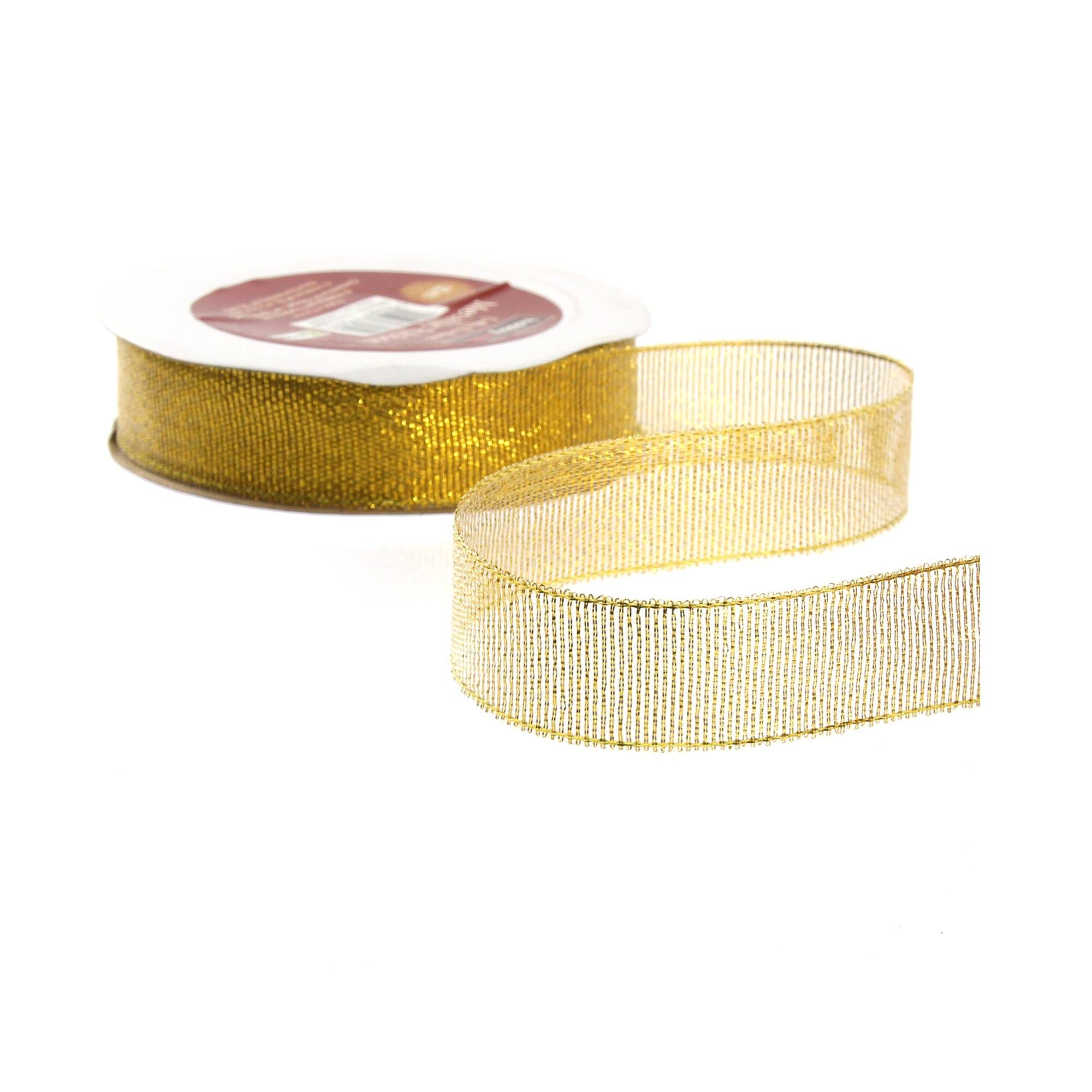 Gold Metallic Ribbon 20mm x 10m Hobbycraft