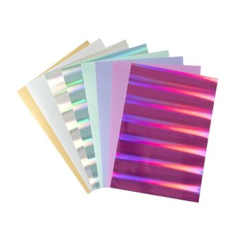 Pastel Foil Paper Pad A4 16 Pack  image number 2