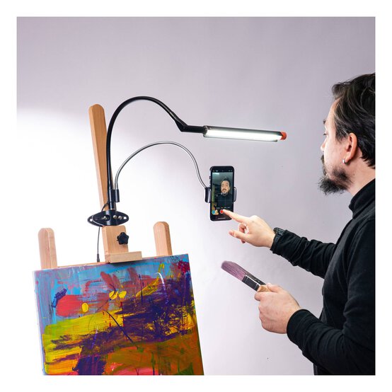 Daylight Brushed Steel Flexi Phone Holder Attachment image number 3