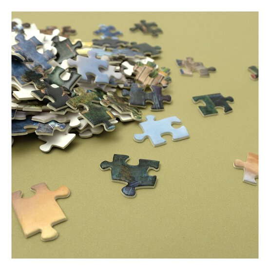 Sunset Log Cabin Jigsaw Puzzle 1000 Pieces image number 3