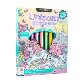 Kaleidoscope Unicorn Kingdom Colouring Kit