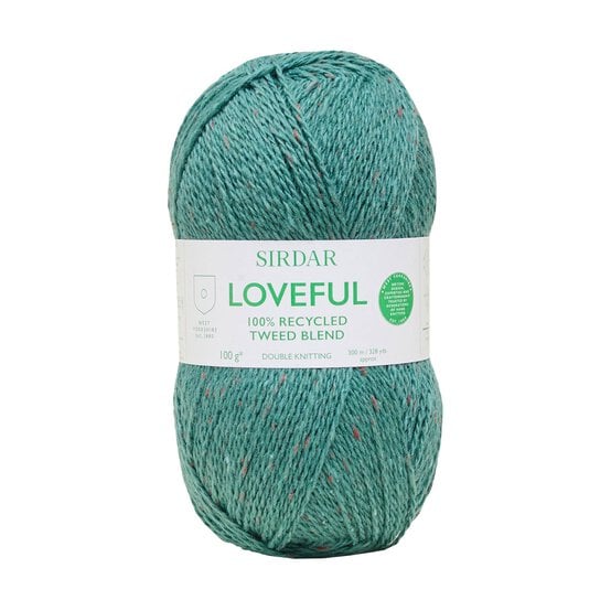 Sirdar Pine Loveful 100% Recycled Tweed Blend 100g image number 1