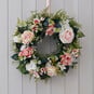 How to Make a Pink Floral Spring Wreath image number 1