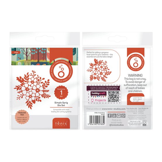 Tonic Studios Simple Sprig Die 9cm x 10cm  image number 4