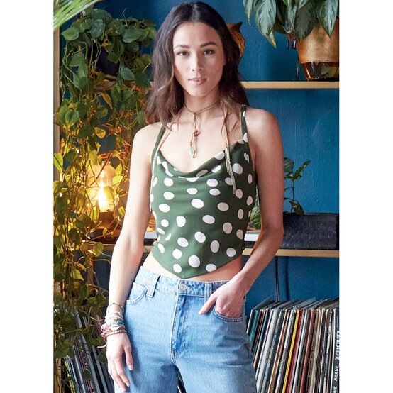 McCall&rsquo;s Lyra Top Sewing Pattern M8114 (6-14) image number 5