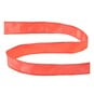 Coral Wire Edge Satin Ribbon 25mm x 3m image number 1