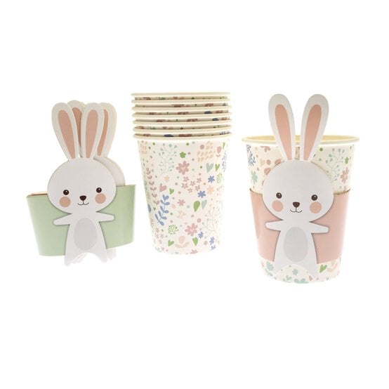 Bunny Ears Paper Cups 8 Pack  image number 3