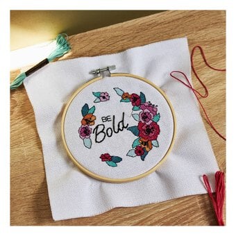 WI Be Bold Cross Stitch Kit