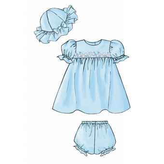 Butterick Baby Dress Sewing Pattern B4110 | Hobbycraft