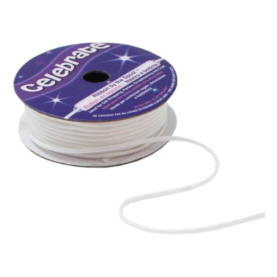 White Lurex Edge Cord 1.6mm x 8m