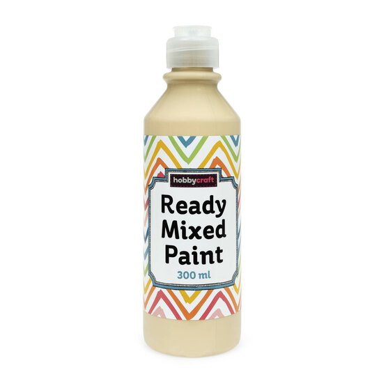 Cream Ready Mixed Paint 300ml image number 1