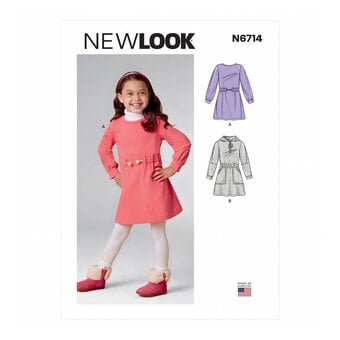 New Look Child’s Dress Sewing Pattern 6714