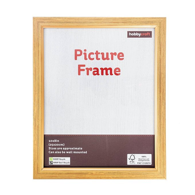 Gold Effect Picture Frame 25cm x 20cm image number 1
