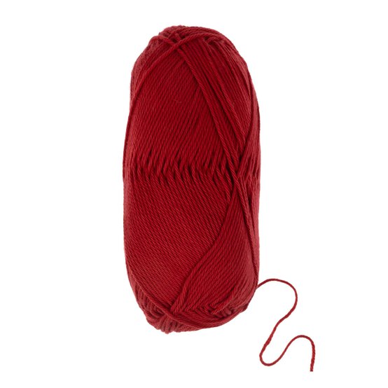 James C Brett Red It’s Pure Cotton Yarn 100g image number 3