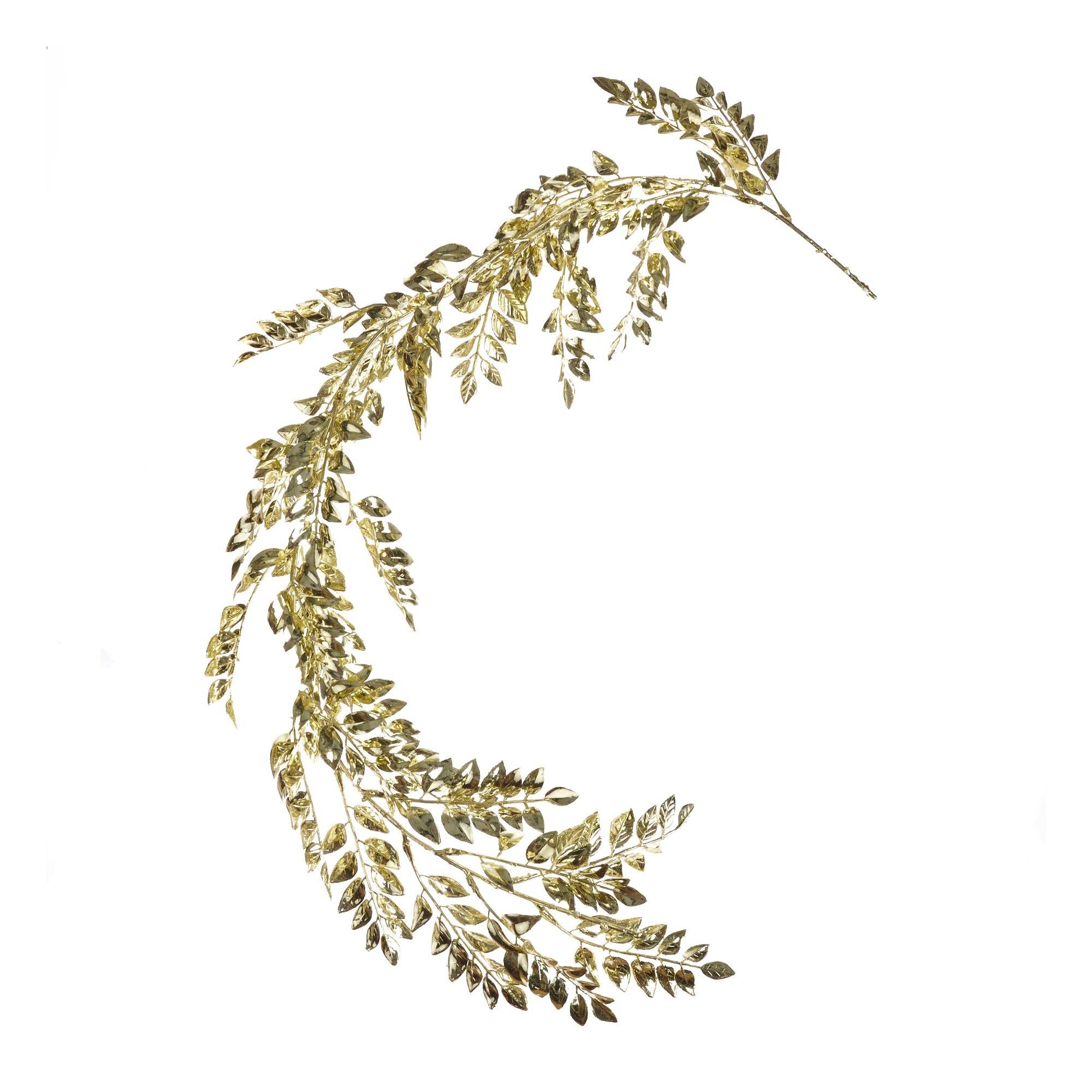 Gold Leaf Garland 1m Hobbycraft