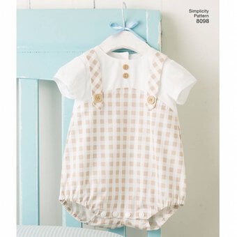 Simplicity Babies’ Romper and Duck Sewing Pattern 8098 image number 5