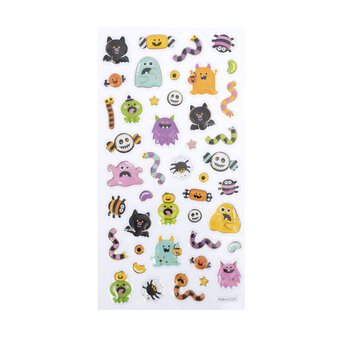 Halloween Character Epoxy Stickers 