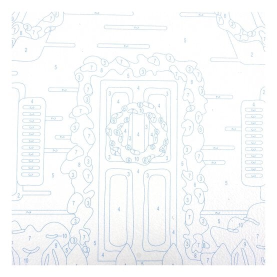 Christmas Cottage Paint by Numbers image number 3