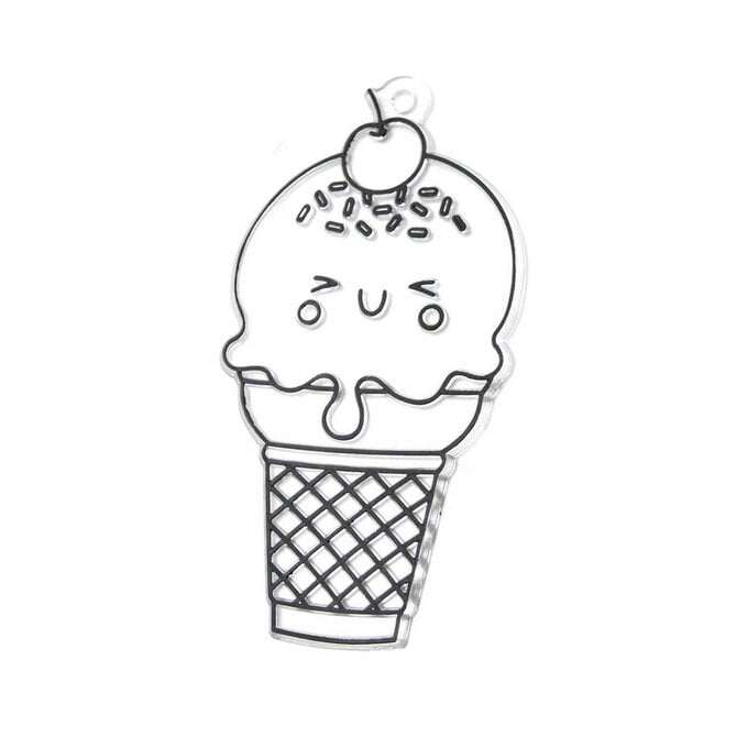 Ice Cream Plastic Suncatcher image number 1