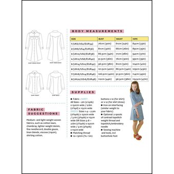 Tilly and the Buttons Rosa Shirt and Shirt Dress Pattern 1013 image number 3