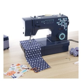 Dark Blue 19S Sewing Machine and Sewing Kit Bundle