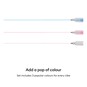 Cricut Pink, White and Blue Acrylic Gel Pens 3 Pack  image number 2