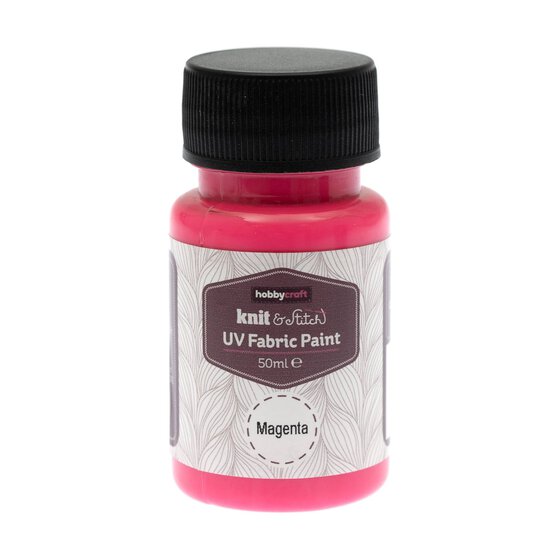 Magenta Midnight Shine UV Blacklight Paint 50ml image number 1