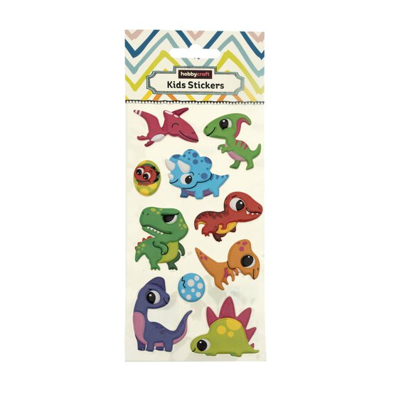 Baby Dino Puffy Stickers  image number 4