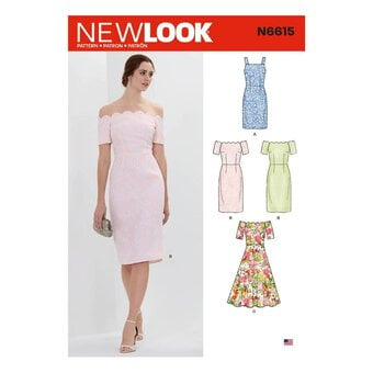 New Look Women's Dress Sewing Pattern N6615